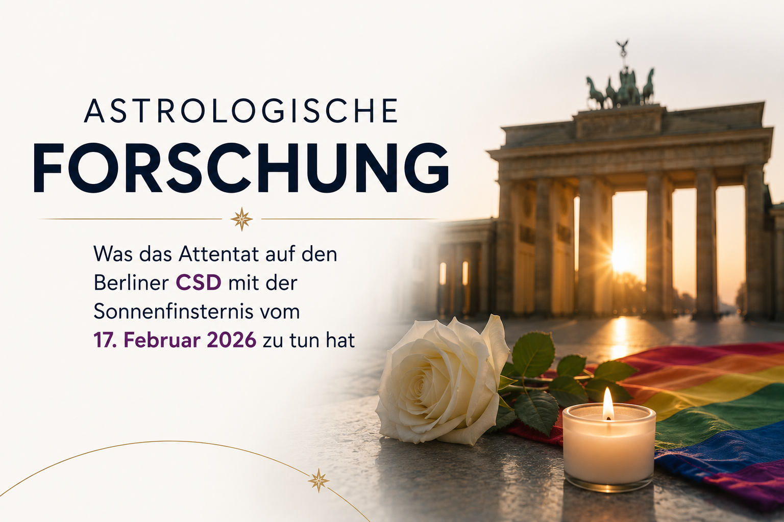 Was das Attentat auf den Berliner CSD astrologisch so bemerkenswert macht